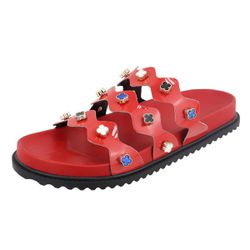 Papete Holambra Anatômica Aplique Flor Vermelho - Agnes Veronez