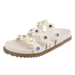 Papete Holambra Slide Casual Detalhe OffWhite - Agnes Veronez