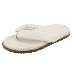 Papete Maldivas Tiras Puffer Macias OffWhite - Agnes Veronez