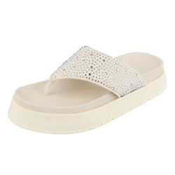 Flatform Roma Aplicação Prata Dedo OffWhite - Agnes Veronez