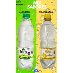 MIX SABORES LIMÃO E MARACUJÁ 6 unidades: Água c/ G... - ÁGUA COM SABOR DISTRIBUIDORA