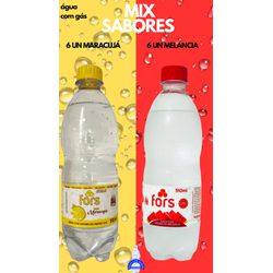MIX SABORES MARACUJÁ E MELANCIA- 6 unidades: Água ... - ÁGUA COM SABOR DISTRIBUIDORA