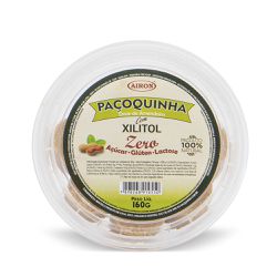 Paçoquinha Zero com Xilitol 160g (contém 8 unidade... - AIRON