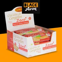 Crocante de Gergelim com Quinoa e Maçã 240g (conté... - AIRON