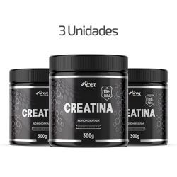 Combo 3 x Creatinas Monohidratada AIRON Pote 300g - AIRON