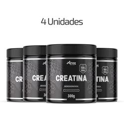 Combo 4 x Creatinas Monohidratada AIRON Pote 300g ... - AIRON