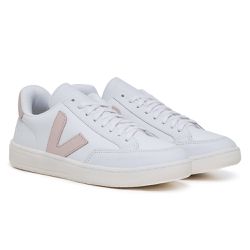 Tênis V-12 Couro Extra Branco/Rosa - vertv12couroe... - ALEX TENIS