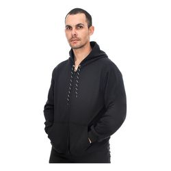 Blusa De Moletom Adulto C/ Zíper Jaqueta Preto - A... - ALIARTE CONFECÇÕES