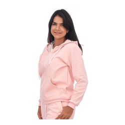 Blusa De Moletom Adulto C/ Zíper Jaqueta Rosa - AL... - ALIARTE CONFECÇÕES