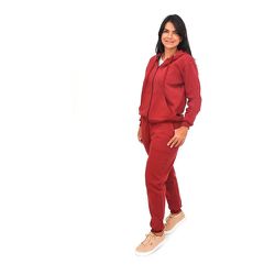 Conjunto Moletom Adulto Blusa C/ Zíper Calça Uniss... - ALIARTE CONFECÇÕES