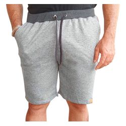 Bermuda Masculina Moletom Leve Com Elástico Cordão... - ALIARTE CONFECÇÕES