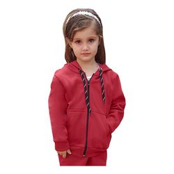 Blusa Moletom Infantil C/ Zíper Feminino Masculino... - ALIARTE CONFECÇÕES