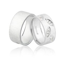 Alianças De Prata - JHR-0015 - Alianças Zap