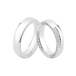 Alianças De Prata - JHR-0017 - Alianças Zap