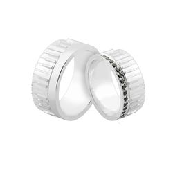 Alianças De Prata - JHR-0023 - Alianças Zap