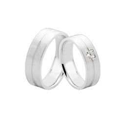 Alianças De Prata - JHR-0025 - Alianças Zap