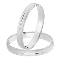 Kit Alianças Diamantadas e Solitário De Prata - JH... - Alianças Zap