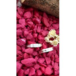 Kit Par De Alianças e Solitário De Prata - JHR-015... - Alianças Zap