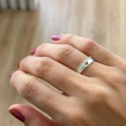 Kit Par De Alianças e Solitário De Prata - JHR-015... - Alianças Zap