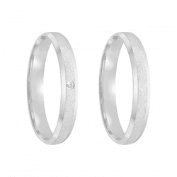 Kit Par De Alianças e Solitário De Prata - JHR-014... - Alianças Zap