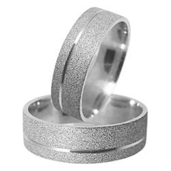 Kit Par De Alianças e Solitário De Prata - JHR-018... - Alianças Zap