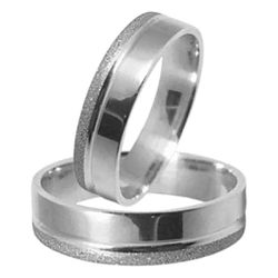 Kit Par De Alianças e Solitário De Prata - JHR-019... - Alianças Zap