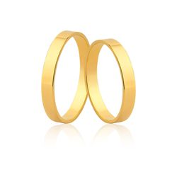 Alianças De Ouro Tradicionais - J-30 - Alianças da Fabrica 