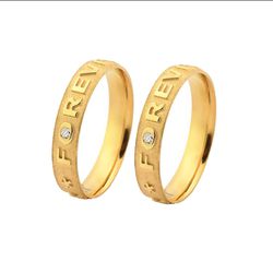 Alianças De Ouro Forever - JN-466 - Alianças da Fabrica 