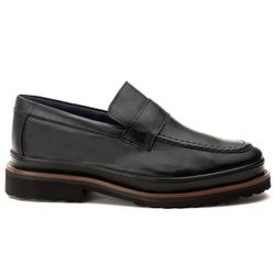 Sapato Masculino Loafer Katar Preto - Logaly 