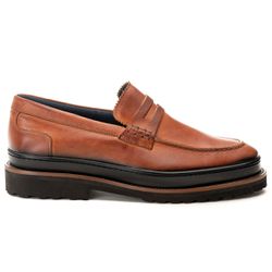 Sapato Masculino Loafer Katar Castor - Logaly 