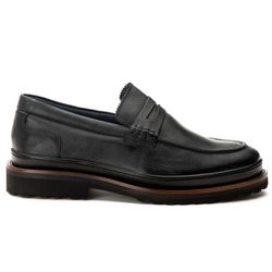 Sapato Masculino Loafer Katar Preto - Logaly 