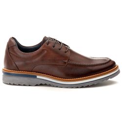 Sapato Masculino de Couro Maldivas Mouro - Logaly 