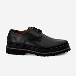 Sapato Derby Katar Preto - Logaly 
