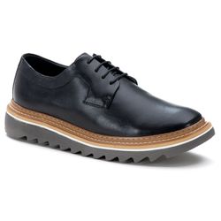 Sapato Derby Tratorado Dubay Preto - Logaly 