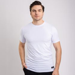 Camiseta Slim Cotton Branca - CM003-006 - ALL FARM STORE