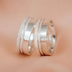 Aliança Em Prata - Cá 6MM - P06 - Almeida Prada