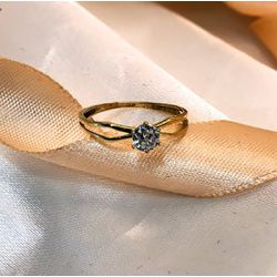 Solitário Em Ouro18k - Modelo Viegas - SOMV002 - Almeida Prada