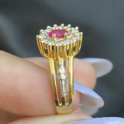 Anel de formatura em ouro 18k com 3.6 gramas com 1... - Almeida Prada