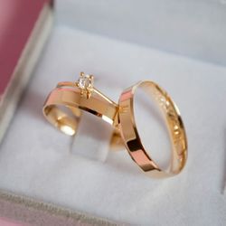 COMBO ALIANÇA EM OURO 18K - 4MM MODELO ELIS - CA... - Almeida Prada