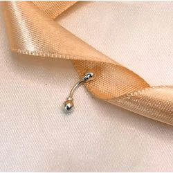 Pircing Em Prata - Modelo 2 Bolinhas Tragus - PBT... - Almeida Prada