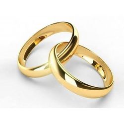 Aliança em Ouro - Modelo Roma - ACO00994 - Almeida Prada