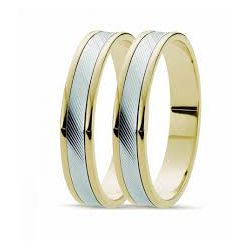 Aliança de Bodas - Modelo Tóquio - ACO00996 - Almeida Prada