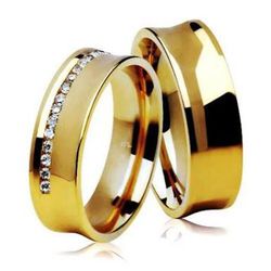 Aliança em Ouro - Modelo Istambul - ACO1000 - Almeida Prada