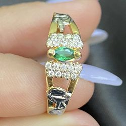Anel de formatura em ouro 18k com 2.5 gramas com 1... - Almeida Prada