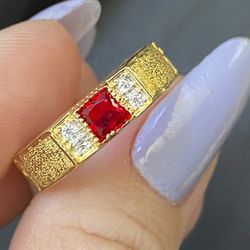 Anel de formatura em ouro 18k com 4 gramas com dua... - Almeida Prada