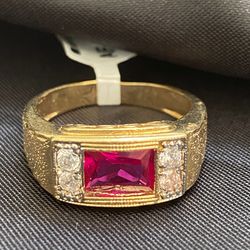 Anel de formatura em ouro 18k masculino com 9 gram... - Almeida Prada