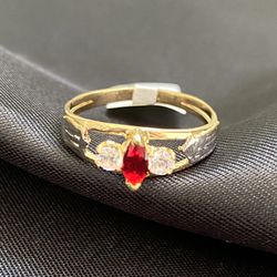 Anel de formatura em ouro 18k com2.5 gramas com du... - Almeida Prada