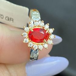 Anel de formatura em ouro 18k com 2.8 gramas com 1... - Almeida Prada