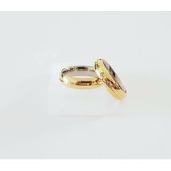 Aliança Ouro 18k 750 e Prata 950 - Modelo Tamara -... - Almeida Prada