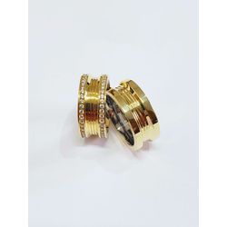 Aliança Ouro 18k 750 e Prata 950 - Modelo Cibele -... - Almeida Prada
